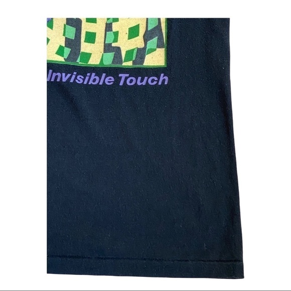 VINTAGE 1986 GENESIS INVISIBLE TOUCH TOUR shirt.  Single stitch. - Picture 4 of 5